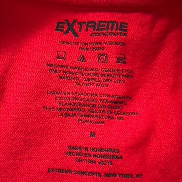 Extreme concepts mens medium american eagle unite states patriot red tee shirt - Picture 7 of 7
